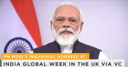 PM Narendra Modi's inaugural address at India Global Week 2020 on 9 July 2020